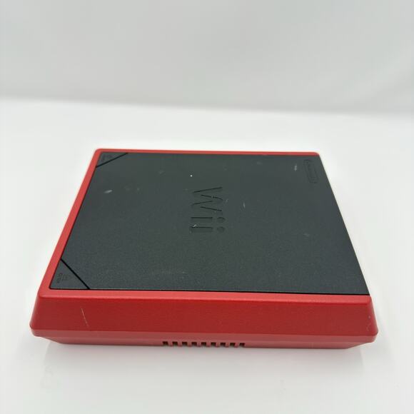 Nintendo Wii Mini Red Console Complete System Tested Cleaned Authentic - Picture 6 of 12